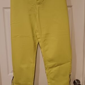 Lane Bryant Yellow Ankle & Cropped Jeans